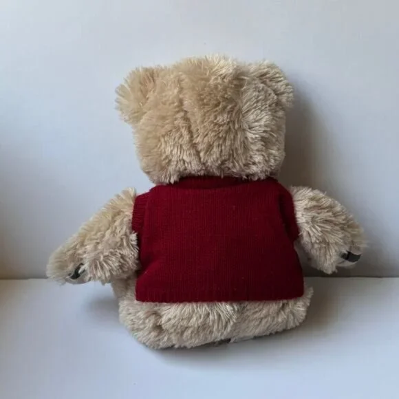 Rare Burberry Fragrance Teddy Bear Plush Iconic Nova Check Plaid B Sweater - Picture 3 of 9